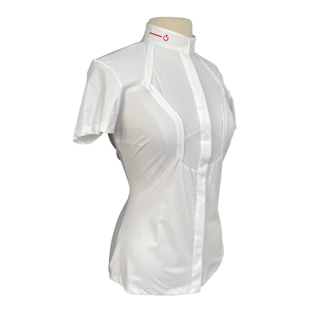 Cavalleria Toscana R-Evo Technical Knit Show Shirt in White - Women's Large - Image 3