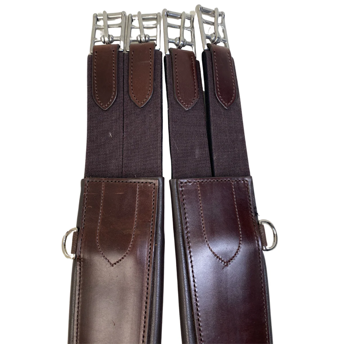 Equiline Anatomical Leather Girth in Brown - 50" - Image 3