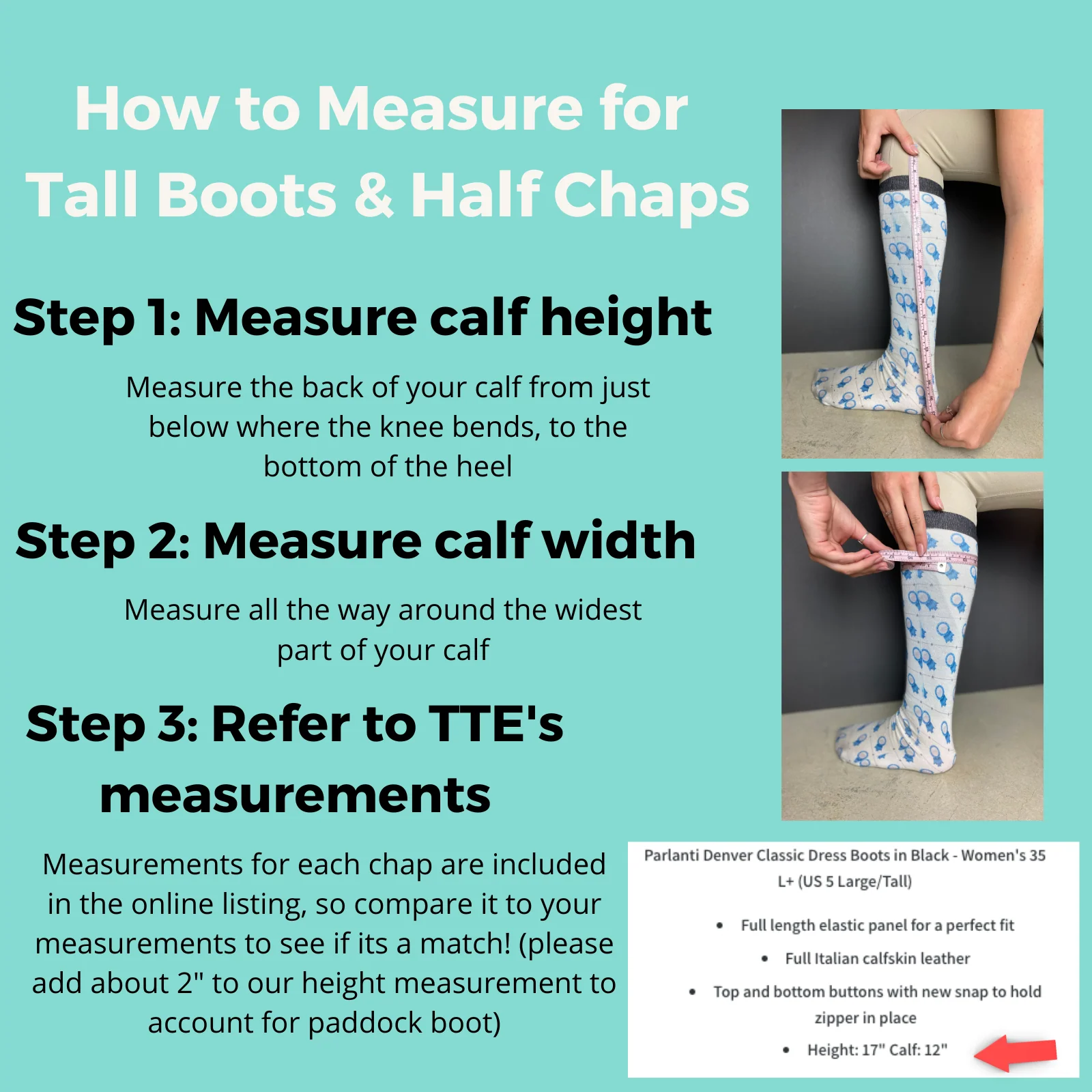 La Mundial Custom Alligator Field Boots in Black - Approx. Women's 5 (Wide/Reg) - Image 6