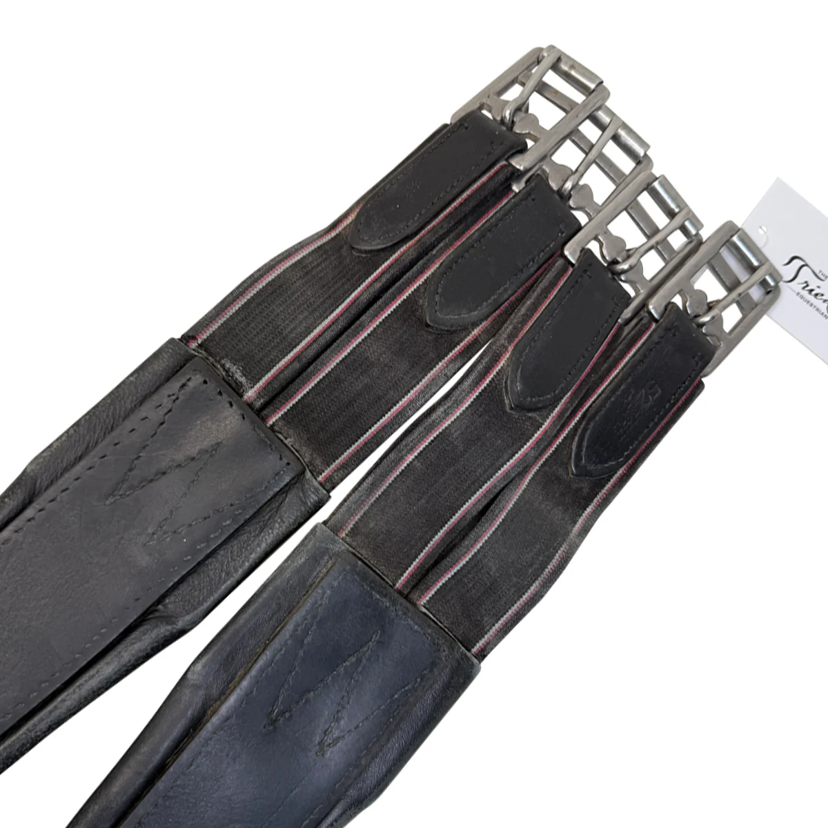 Leather Girth in Black - 52" - Image 3